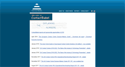 Desktop Screenshot of contactbabel.com
