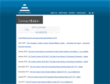 Tablet Screenshot of contactbabel.com